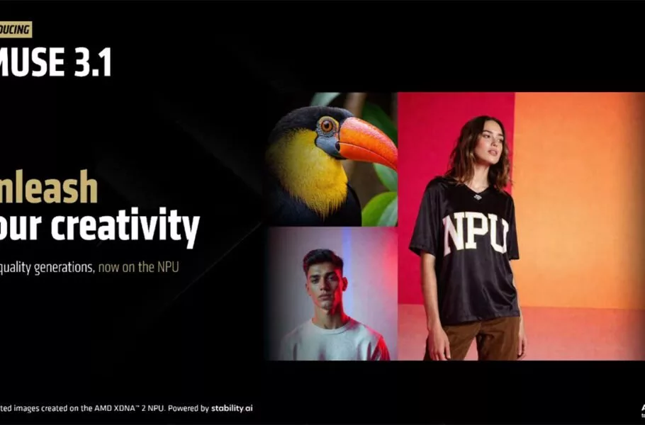 AMD از مدل هوش مصنوعی تصویرساز جدیدی مخصوص پردازندههای XDNA 2 رونمایی کرد