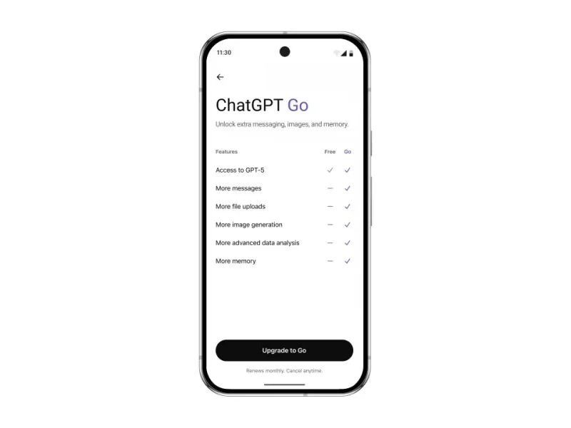 امکان خرید اشتراک ChatGPT Go برای ۱۶ کشور در آسیا فعال شد
