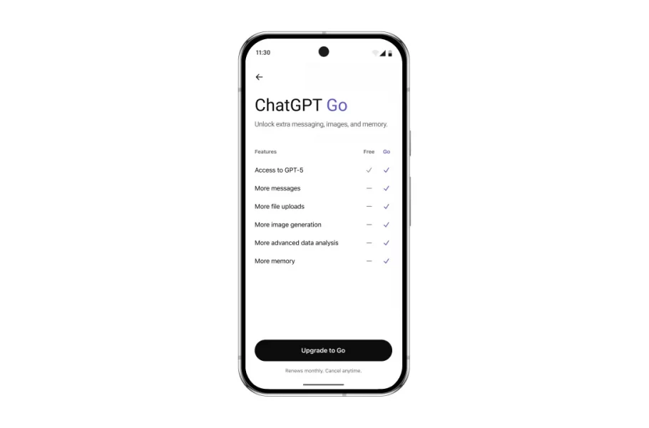 امکان خرید اشتراک ChatGPT Go برای ۱۶ کشور در آسیا فعال شد