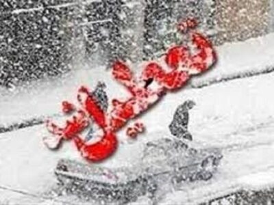 بارش برف باعث تعطیلی مدارس زنجان شد