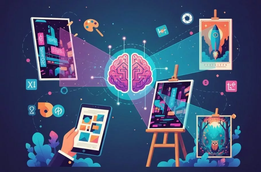 بهترین نمونههای پرامپت برای طراحی پوستر تبلیغاتی و هنری + قالبهای قابل کپی