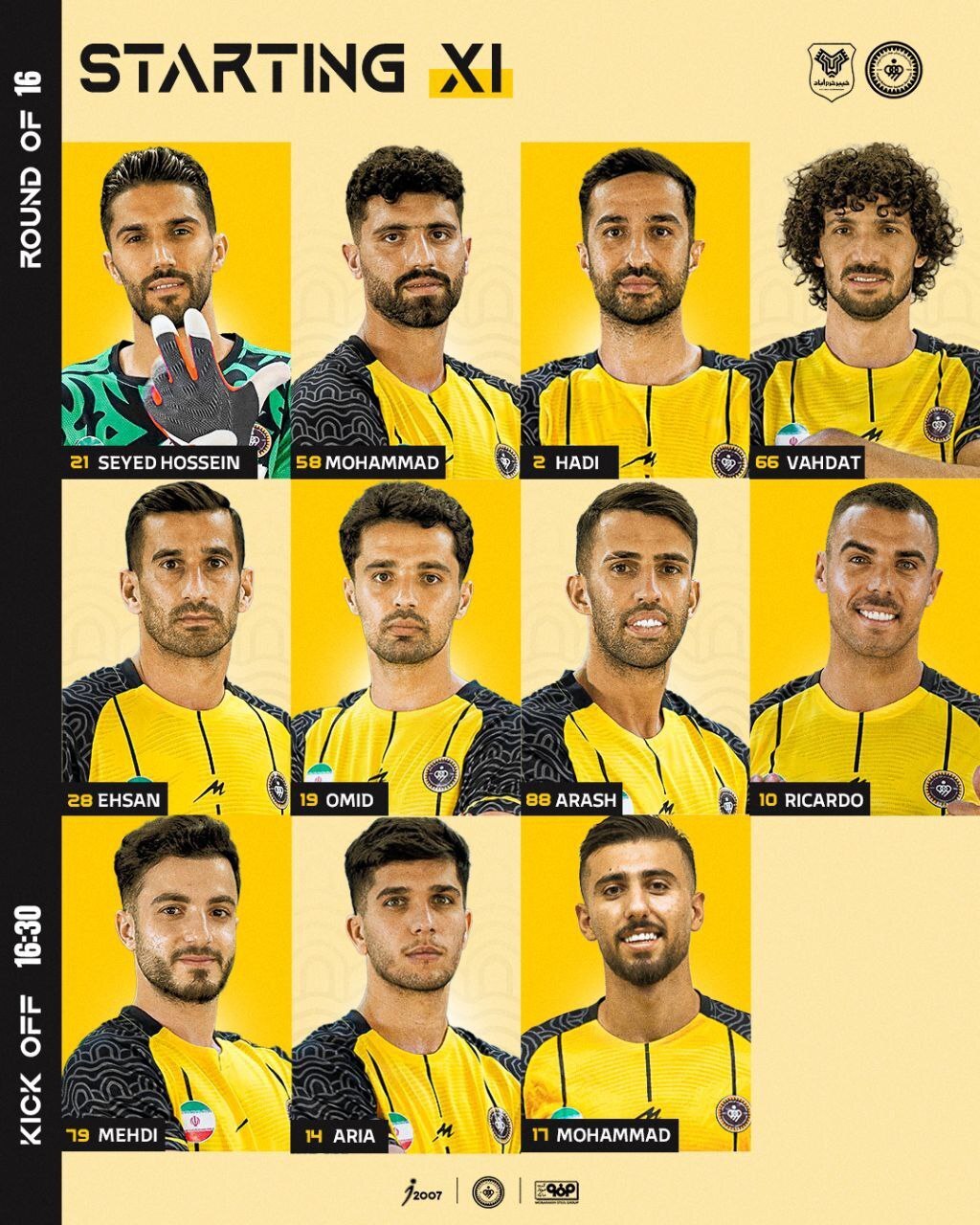 ترکیب سپاهان مقابل خیبر خرم آباد مشخص شد