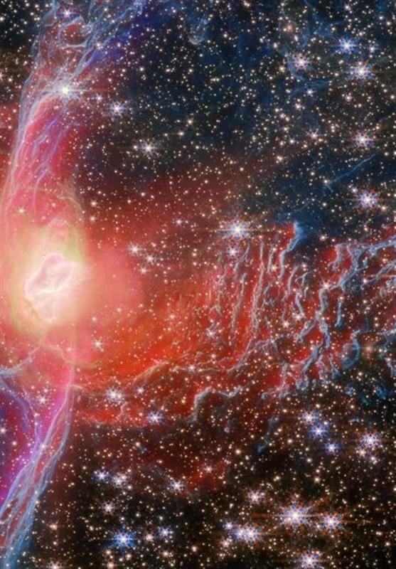 تصاویر تازه تلسکوپ جیمزوب از لحظه مرگ یک ستاره تصاویر تازه تلسکوپ جیمزوب از لحظه مرگ یک ستاره