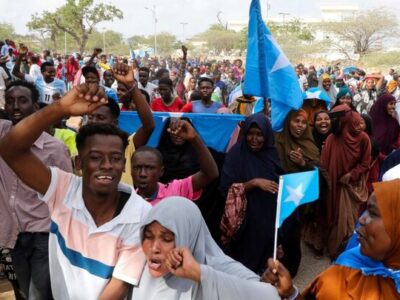 تظاهرات مردم سومالی در مخالفت با اقدام اسرائیل در خصوص «سومالی لند»