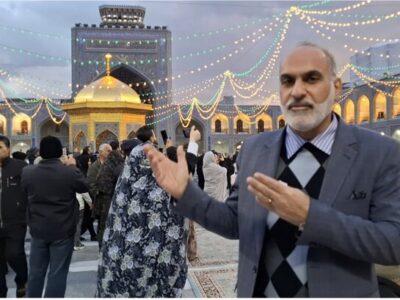 حرم امام رضا(ع) غرق در نور ولادت امام جواد(ع)