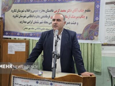 فرماندار لنگرود: پروژه‌های عمرانی شلمان با جدیت پیگیری می‌شود