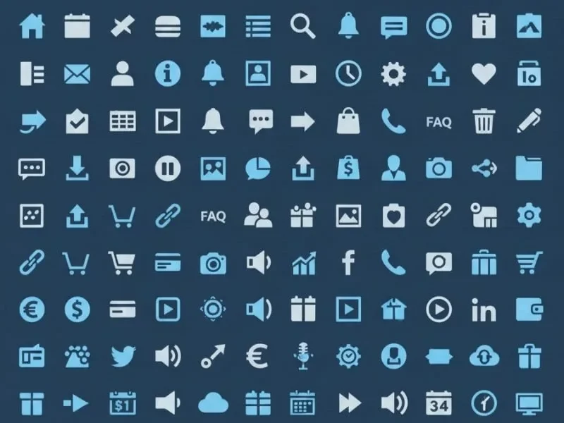 نمونه‌های آماده پرامپت طراحی آیکون برای ساخت مجموعه آیکون یکدست