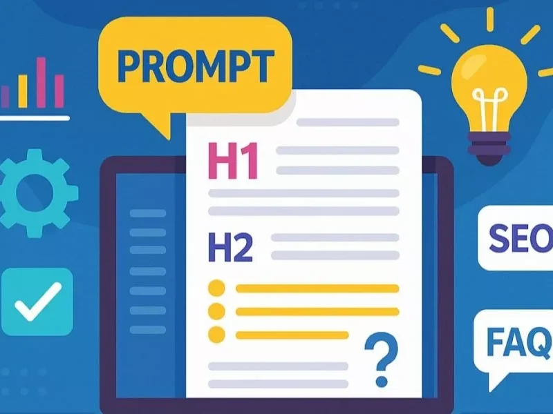 پرامپت برای تولید محتوا؛ راهنمای کامل ساخت پرامپت حرفه‌ای برای مقالات وبلاگ