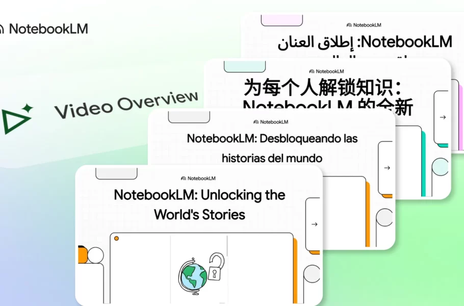 پشتیبانی از فارسی به ابزار Video Overviews در NotebookLM اضافه شد