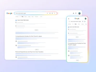 گوگل با Web Guide متحول می‌شود؛ دسته‌بندی لینک‌ها با کمک هوش مصنوعی