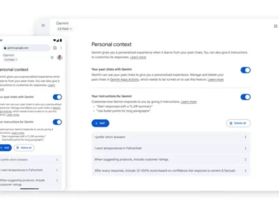 گوگل شخصی‌سازی پیشرفته‌تر جمینای را با قابلیت فراخوانی خودکار تاریخچه فراهم می‌سازد