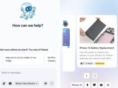 iFixit از FixBot رونمایی کرد؛ چت‌بات هوش مصنوعی برای کمک در تعمیر وسایل الکترونیکی