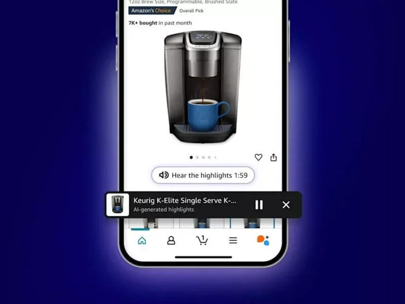 آمازون درحال آزمایش هوش مصنوعی برای معرفی صوتی محصولات به کاربران است