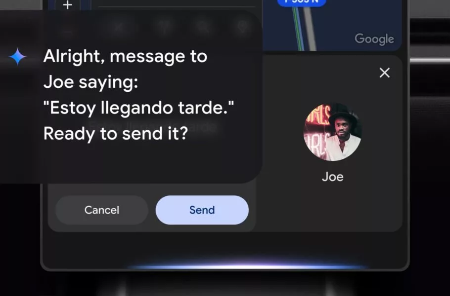 اندروید اتو به هوش مصنوعی جمینای مجهز میشود