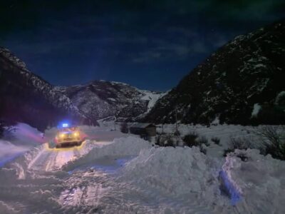 بارش برف در طارم سفلی