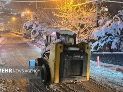 بارش برف در ماسوله؛ محدودیت ترافیکی برای خودروهای فاقد زنجیرچرخ