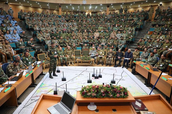 برگزاری رزمایش «روی نقشه» در دافوس ارتش
