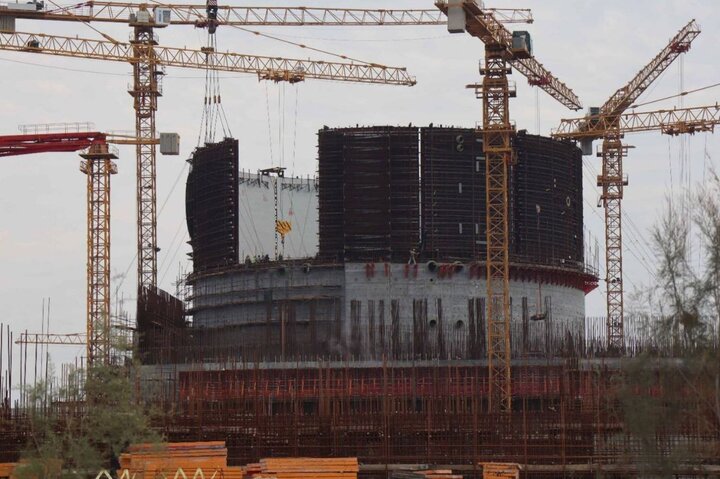 رینگ سوم راکتور واحد دوم نیروگاه اتمی بوشهر نصب شد