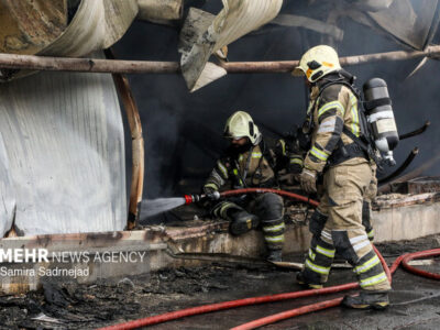 آتش‌نشانی:جانمایی غیر اصولی مواد آتش‌زا عامل وقوع حریق در نسیم‌شهر بود