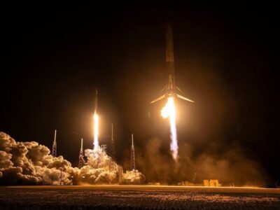 آغاز مأموریت «کرو-12»؛ فالکون 9 چهار فضانورد را راهی ایستگاه فضایی کرد