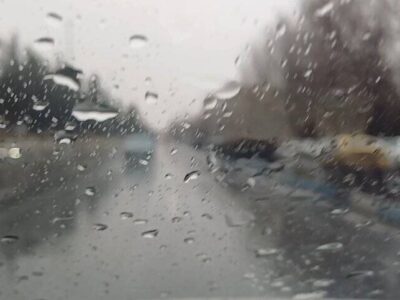 بارش باران در مشهد