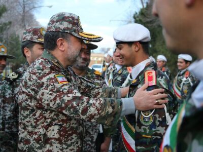 بازدید امیر الهامی از منطقه پدافند هوایی شمال‌غرب