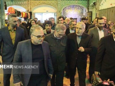 بازدید وزیر میراث فرهنگی از طرح بازارچه سمنان