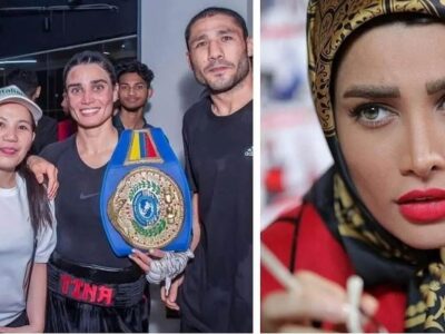 بازیگر زیبای ایرانی عضو تیم ملی بوکس شد