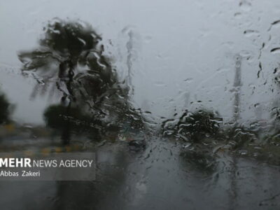 برف و باران در راه مازندران