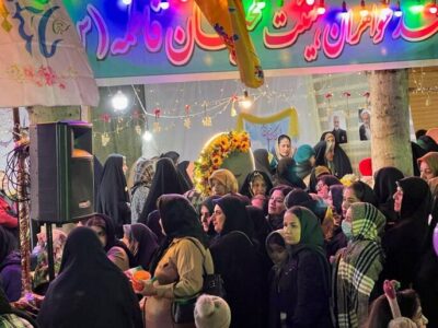برپایی جشن مردمی میلاد امام عصر (عج) در فومن