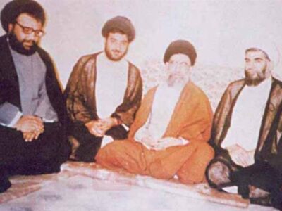 تصاویر منتشر نشده دبیرکل حزب الله در کنار آیت الله خامنه‌ای