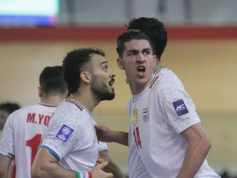 تیم‌ملی فوتسال ایران صدرنشین شد