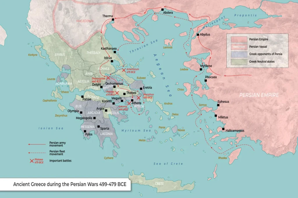 جدول زمانی کامل جنگهای هخامنشیان و یونان جدول زمانی کامل جنگهای هخامنشیان و یونان