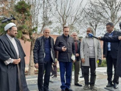 جشنواره موسیقی فجر با گلباران مزار هنرمندان آغاز شد