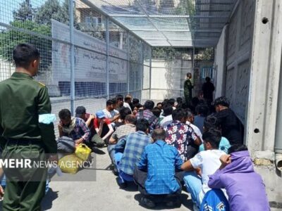 جمع آوری ۳۷۹ نفر اتباع بیگانه غیر مجاز در چابهار