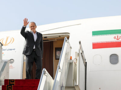 رئیس‌جمهور وارد گلستان شد