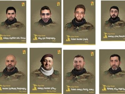 شهادت شماری از رزمندگان حزب‌الله در حمله اسرائیل به بقاع لبنان