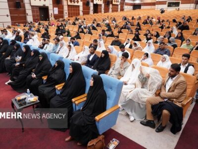 مراسم ازدواج آسان علوی در بوشهر برگزار شد