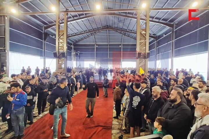 مراسم سالروز تشییع سید حسن نصرالله در لبنان برگزار شد