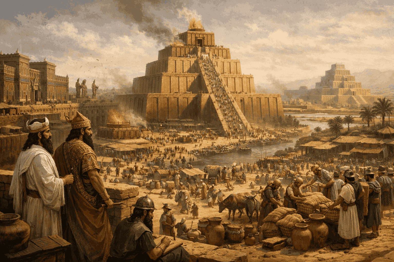 معابد : قلب قدرت اقتصادی و سیاسی بین النهرین