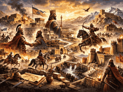 مهار تهدید خارجی در ایران باستان؛ از اتحاد مادها تا دیوارهای ساسانی