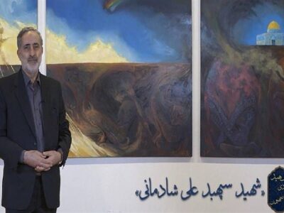 نگاهی به معنویت شهید شادمانی در آیینه‌ی هنر عبدالحمید قدیریان + فیلم