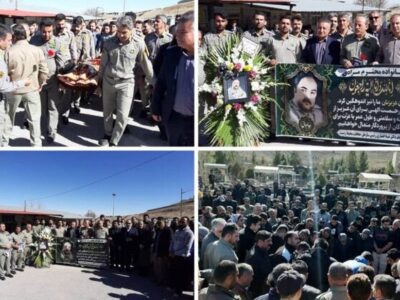 وداع با حافظ طبیعت در قروه؛محیط‌بان کردستانی در حین مأموریت آسمانی شد