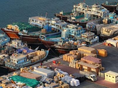 ورود کالا توسط ۵۰۰ لنج از امارات به استان بوشهر