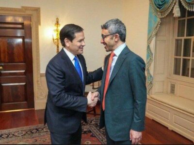 وزیران امورخارجه آمریکا و امارات درباره طرح صلح ترامپ گفت‌وگو کردند