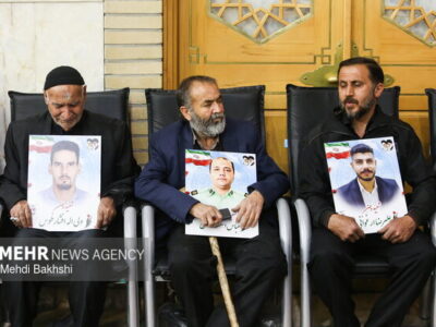 چهلم شهدای فتنه آمریکایی صهیونی در حرم بانوی کرامت