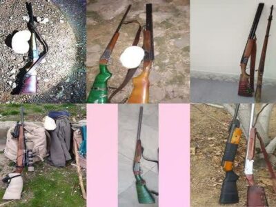 کشف ۱۳ قبضه اسلحه از شکارچیان غیرمجاز در لرستان