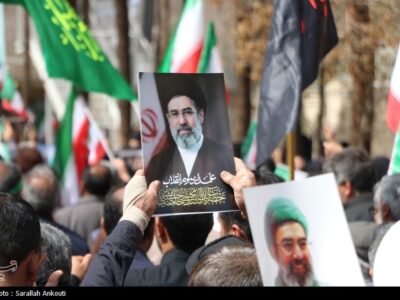 بیعت سید محمود رضوی با آیت الله سید مجتبی خامنه‌ای