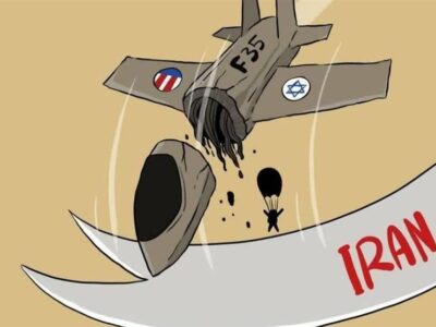 شکار اف 35 به روایت کاریکاتور