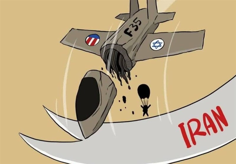 شکار اف 35 به روایت کاریکاتور